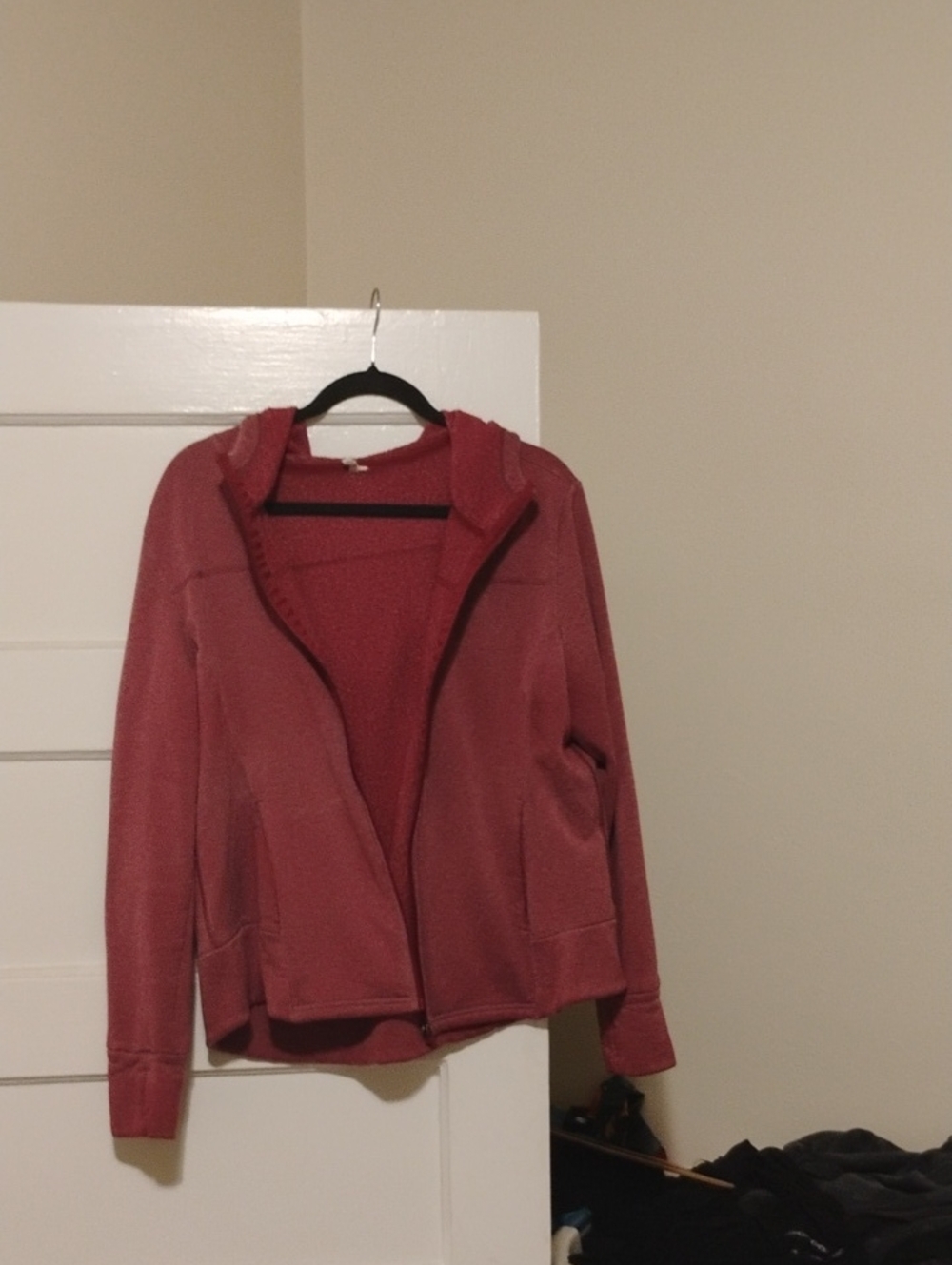 Danskin Hooded Teddy Jacket - Rose